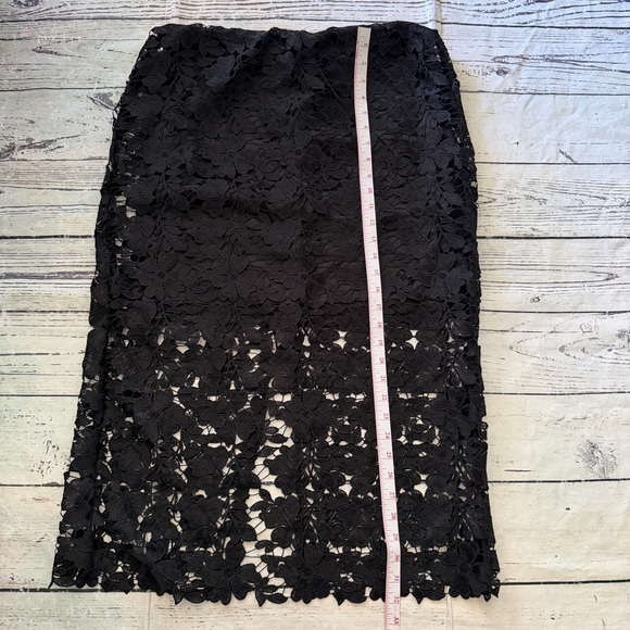 a new day Black Floral Lace Pencil Skirt - Picture 2 of 7